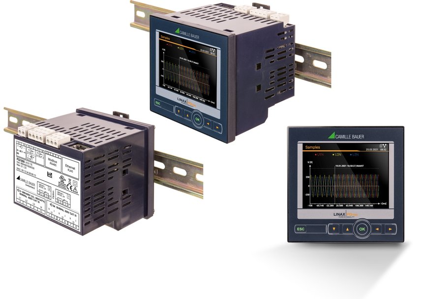 Power quality assurance now also available in small format: LINAX PQ1000 measures power quality for industrial requirements according to class S
